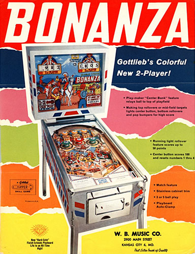 Flipper Bonanza chez Alda.fr