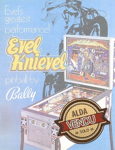 Flipper EVEL KNIEVEL chez Alda-jeux.fr