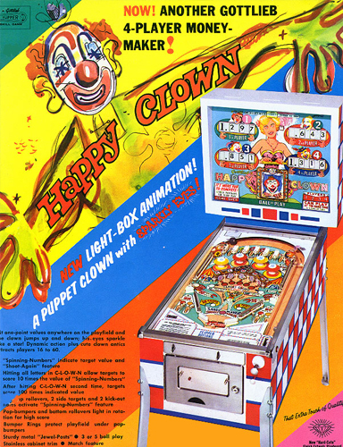 Flipper Happy Clownchez Alda.fr