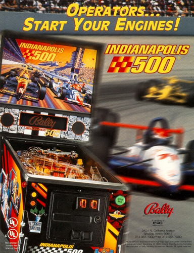 Flipper Indianapolis 500 chez Alda.fr